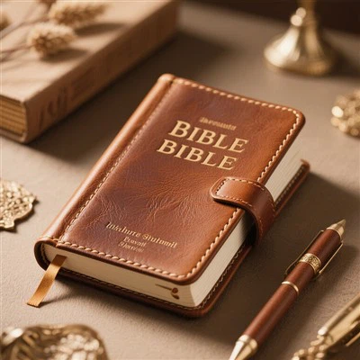 Impression de livres bibliques en cuir